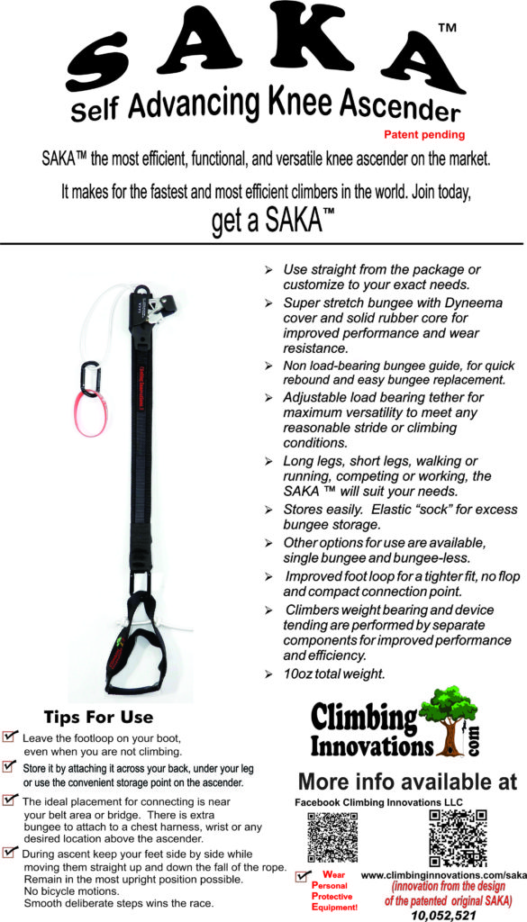 Climbing Innovations LLC Tree climbing and arborist work.